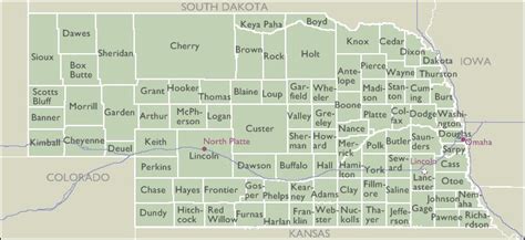 Nebraska Zip Code Map Zip Code Map