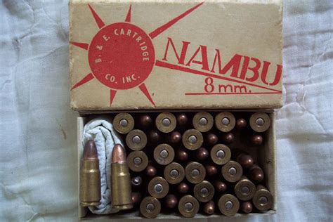 Japanese 8mm Nambu Pistol Ammo 41 Rounds