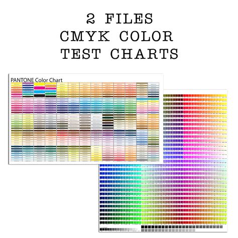 Sublimation Printable Color Chart Etsy