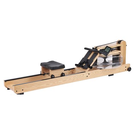 Rowing Machine Natural Oak Wood Made Rowers For Home Workout Use