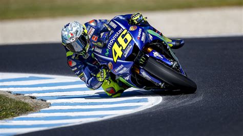 Download Wallpapers Valentino Rossi 2017 Yamaha Yzr M1