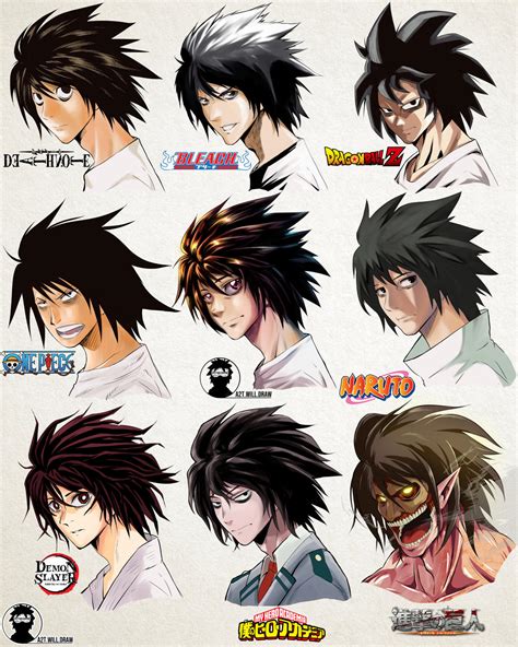 L In 9 Manga Art Styles By A2t Will Draw By A2t Will Draw On Deviantart