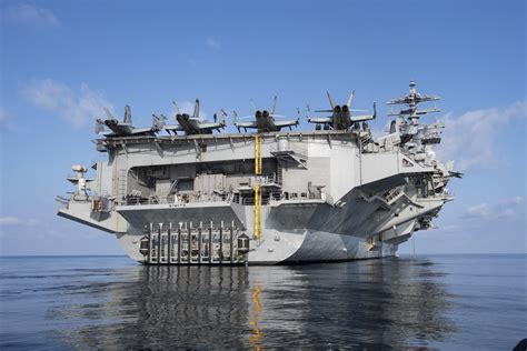 The Aircraft Carrier USS Nimitz CVN Transits The North Arabian Sea X R WarshipPorn