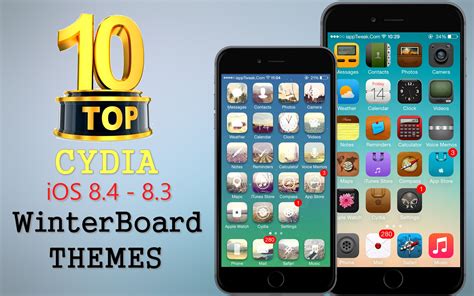 Top 10 Brand New Cydia Winterboard Themes For Ios 84 8
