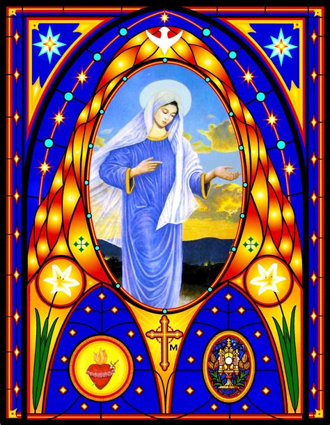Our Lady Of Medjugore Nerwindows Net Our Lady Ronald Maria