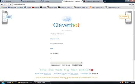 User Blogcuboneinlavendertownben And Cleverbot Creepypasta Wiki
