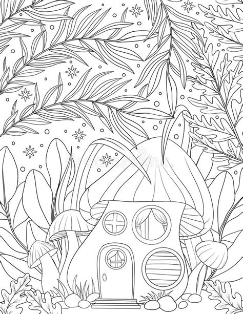 Secret Garden Coloring Page For Adult Stock Illustration Illustration Of Adult Cute 257986802