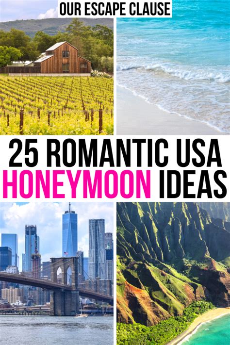 25 Best Honeymoon Destinations In The Usa For All Couples Best