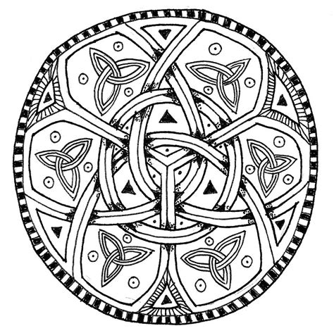 Celtic Knots Within Knots Drawing By Chris Hill Pixels