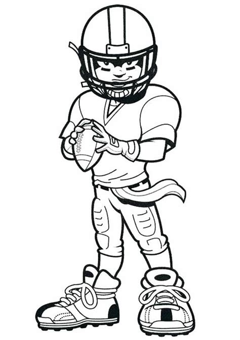 Free And Easy To Print Football Coloring Pages Tulamama