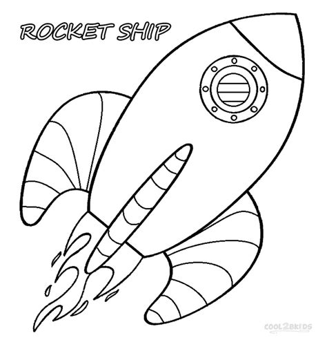 Take a trip to the stars with this outer space coloring sheet, featuring a rocket ship zooming through the solar system. Printable Rocket Ship Coloring Pages For Kids