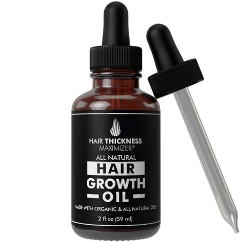 best organic hair growth oils guaranteed stop hair loss now by hair thickness maximizer best