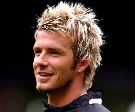 David Beckham Birthday Special From The Buzz Cut To Blond Faux Hawk 5