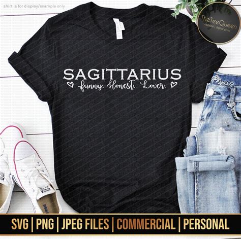 Sagittarius Funny Honest Lover Svg Png Jpeg Files Digital Etsy