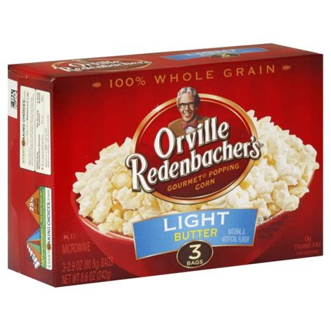Maybe you would like to learn more about one of these? Orville Redenbacher's Microwave Popcorn Light Butter