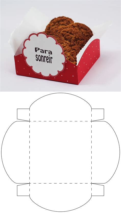 Caja Para Regalar Galletas Paper Box Diy Paper Box Template Paper Crafts Diy Paper Paper Diy