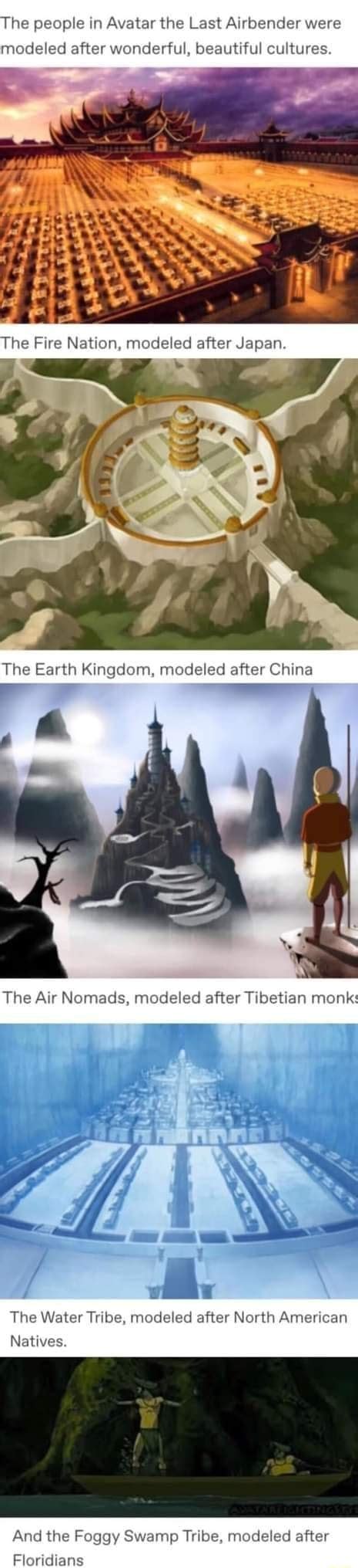 The People In Avatar The Last Airbender Were Modeled After Wonderful