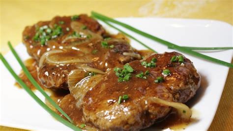 Just found this site and the hamburger steaks look good, but have you ever played around with the recipe to make your own sauce without. Hamburger Steak with Onions and Gravy Recipe - Allrecipes.com
