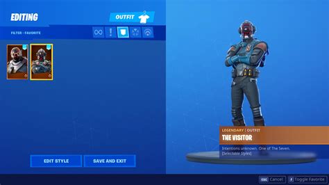 Fortnite The Visitor Skin Description Has Changed With The Release Of