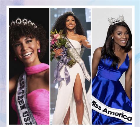 For The First Time In History Miss Usa Miss Teen Usa And Miss America Are All Black Women