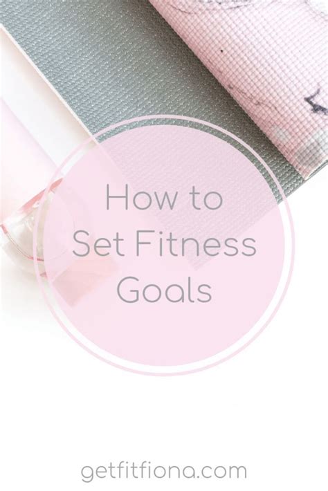How To Set Fitness Goals Get Fit Fiona Fitness Goals Fitness Goal Setting Fitness