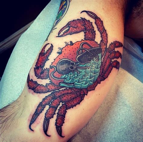 Crab Tattoo Tatuering