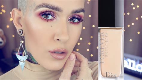 New Dior Forever Skin Glow Foundation Review Swatches Up Close Shots Wear Test On Dry Skin