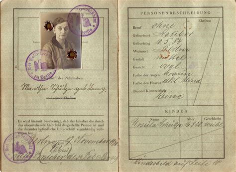 Download Free Photo Of Passportoldvintage1930deusches Rich From