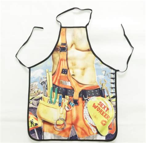 Freeshipping Hot Novelty Cooking Kitchen Print Sexy Apron Funny Aprons