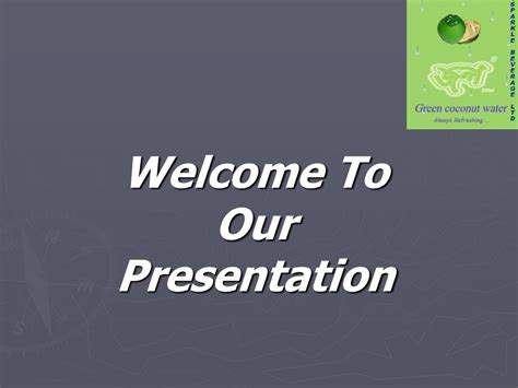 Ppt Welcome To Our Presentation Powerpoint Presentation Free