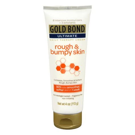 Gold Bond Ultimate Daily Therapy Cream For Rough Bumpy Skin 4 Oz