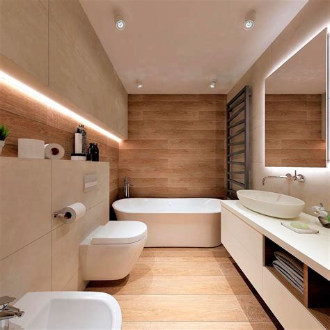 5 Amazing Bathrooms With Wood Effect Wall Tiles Porcelanosa