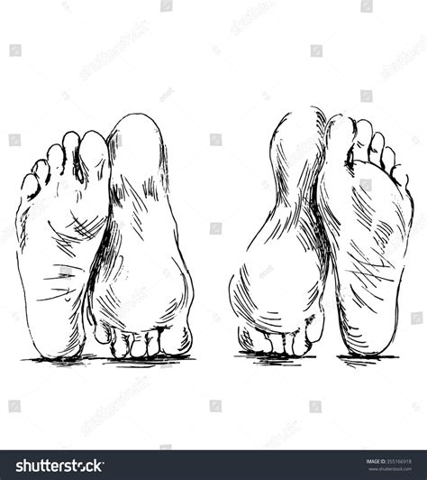 Hand Sketch Couple Of Feet Having Sex Stock Vector Illustration 355166918 Shutterstock