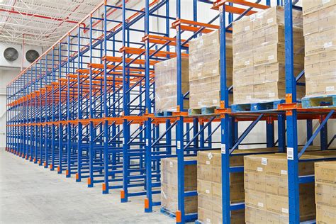 Drive Indrive Thru Pallet Racking Systems For High Density Storage