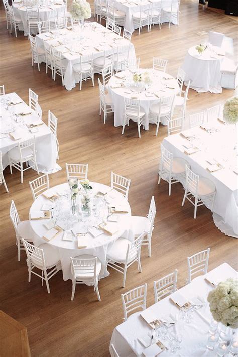 60 All White Wedding Ideas For Your Glam Affair Wedding Table Layouts