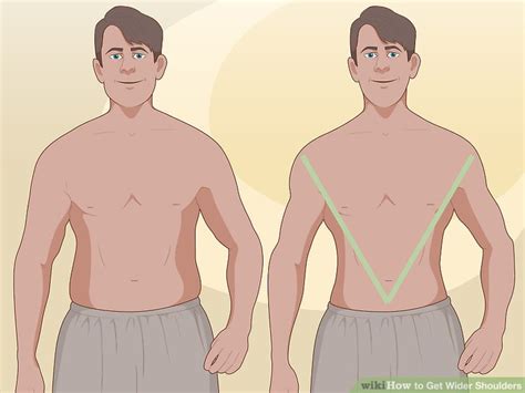 Training the outer pecs is important for developing maximum chest width. 3 Ways to Get Wider Shoulders - wikiHow