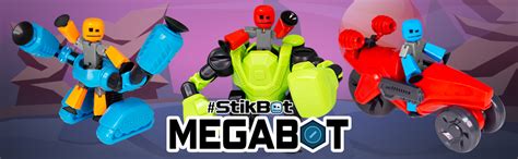 Amazon Stikbot Zing Megabots Pack Complete Set Of Poseable