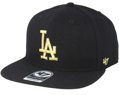 Los Angeles Dodgers Metalvise Black Snapback 47 Brand Caps