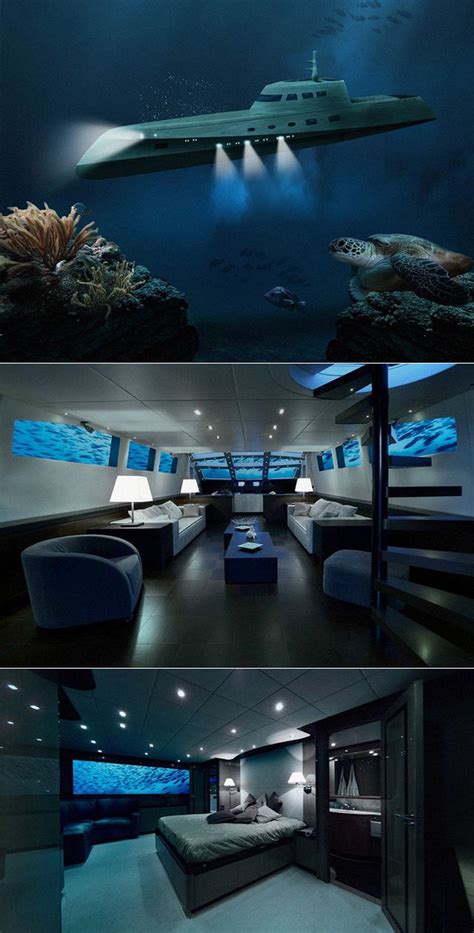 Luxurious And Romantic Submarine Trip Boats Luxury Yacht Design