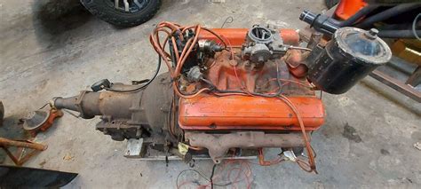 Chevrolet 265ci V8 Engine And Power Glide Gearbox 1955 Ebay