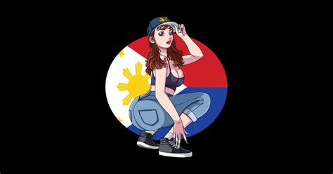 Pinay Girl Filipina Strong Philippines Flag Filipino Pride