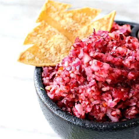 Cranberry Salsa With Tree Chips Allergylicious