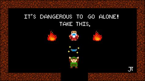 Loz Its Dangerous To Go Alone Take This And Stay Safe Rzelda