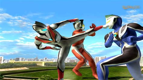 Evil Tiga Vs Ultraman Taro And Ultraman Agul Epic Fight Hd Youtube