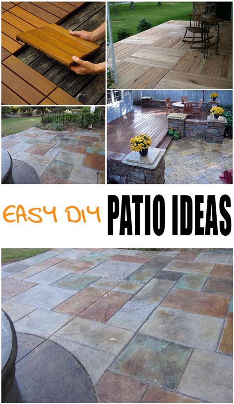 Cheap and easy do it yourself patio. {Easy} DIY Patio Options - Page 2 of 7 - Picky Stitch
