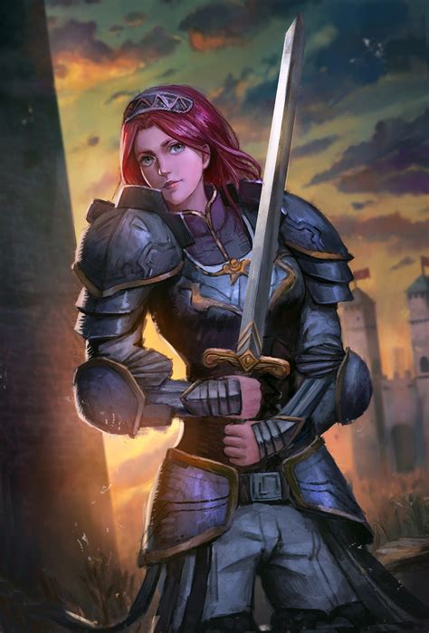 Lady Knight By Timkongart On Deviantart