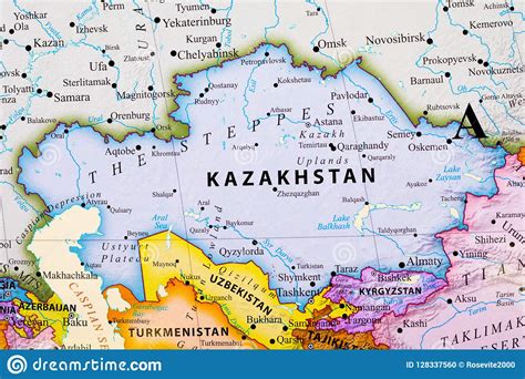 Ai, eps, pdf, svg, jpg, png archive size. Karte von Kazakhstan stock abbildung. Illustration von ...
