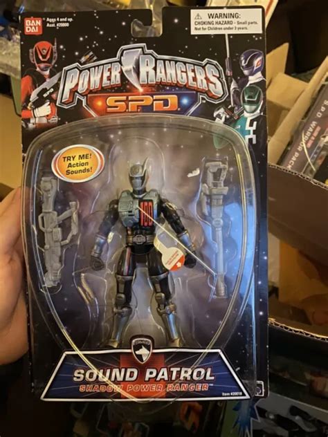 Power Rangers Spd Shadow Sound Patrol Ranger 3813 Picclick