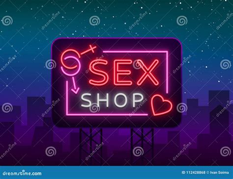 Sex Shop Logo Night Sign In Neon Style Neon Sign A Free Download Nude