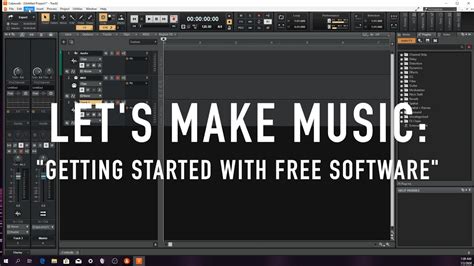 Lets Make Music Getting Started With Free Software Youtube